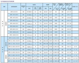 QPK卷扬机技术参数